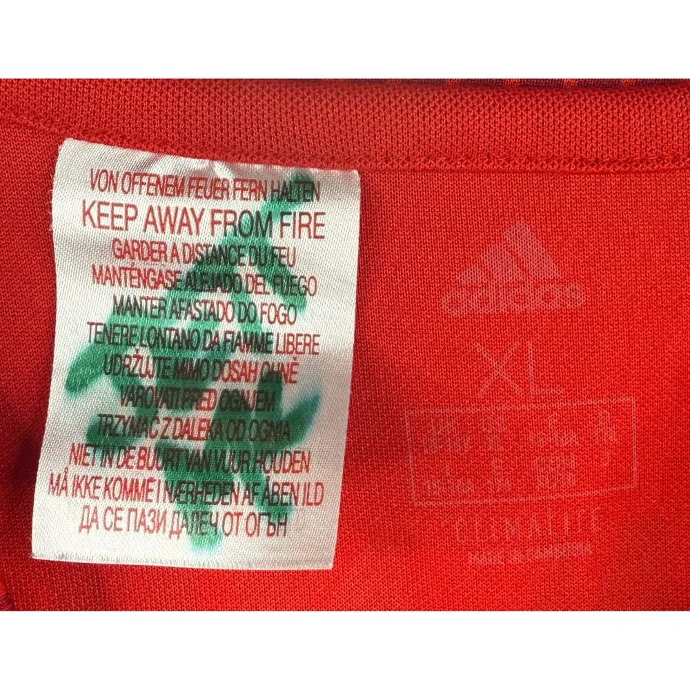 Adidas FC Bayern‎ Munchen Soccer Jersey Red XL Climalite MC ELYEA 2 Custom